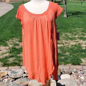 Free People Top with a Slit up the Side and Asymmetrical Hem